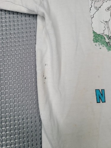 Vintage Ski New Zealand White Size Medium Blue Thread Single Stitch Shirt RARE - Picture 11 of 21