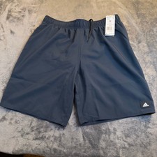 Adidas Swim Shorts Dark Navy Elastic Waist Drawstring Athletic Mens Medium NWT