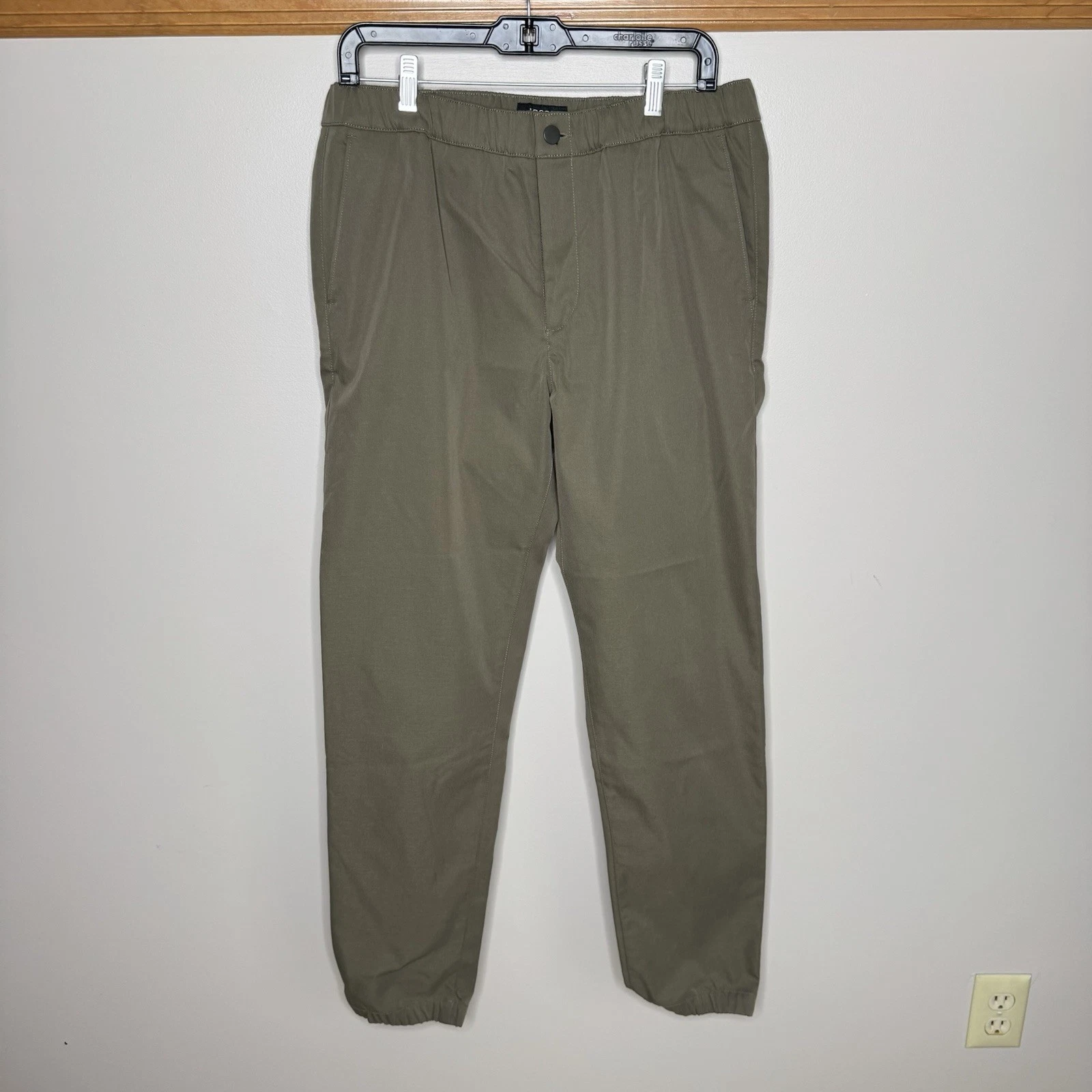 Proof Olive Elastic Waist Casual Jogger Pants Men’s Large