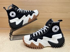 Converse Run Star Motion HI Women’s UK Size 6.5 Black & White Trainers