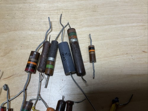 Resistencia vintage composición carbono ohmita - Imagen 2 de 8
