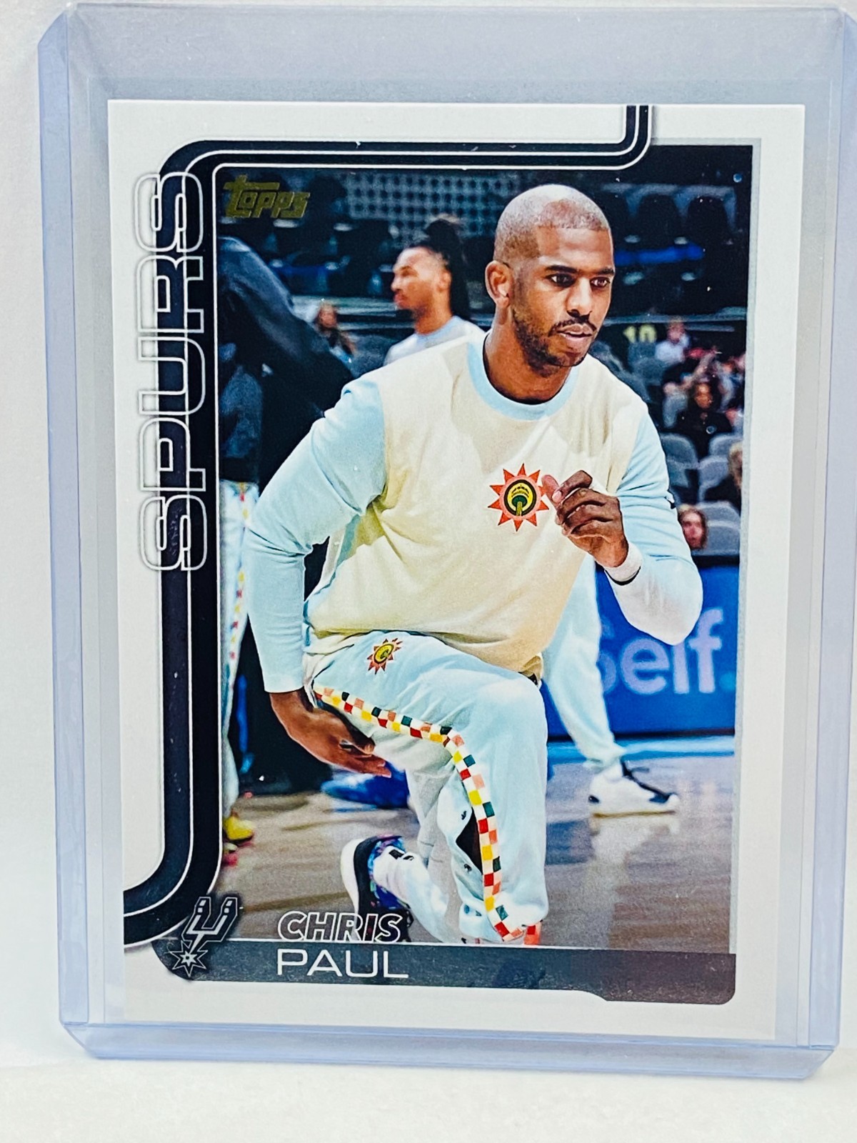 2025-26 Topps Chris Paul Golden Mirror Image Variation SSP 198