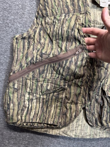 Vintage Medium Realtree Original Camo Turkey Dove Small Game Hunting Vest Korea - Picture 8 of 21