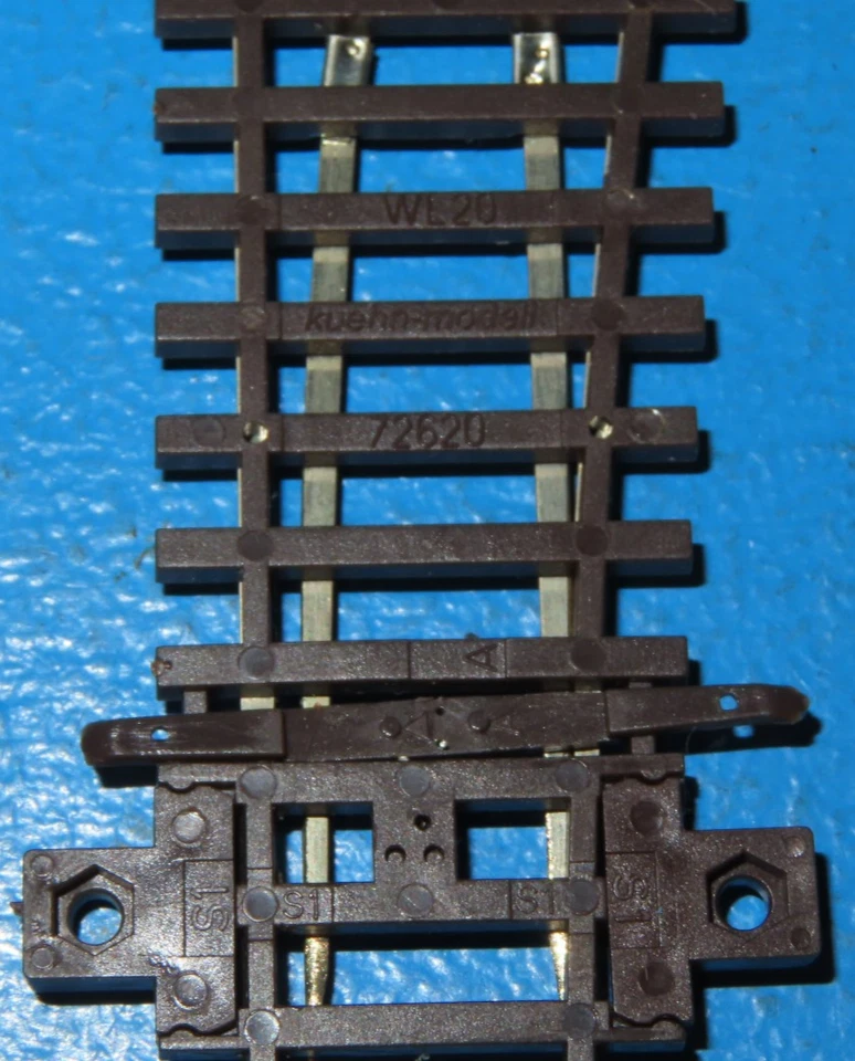 3x Kuehn Spur TT  7620  Weichen  WL20  Weiche links  unbenutzt Neu #8330 - Bild 3 von 4