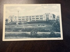 MONONGAHELA PA - High School - 1930s Postcard...