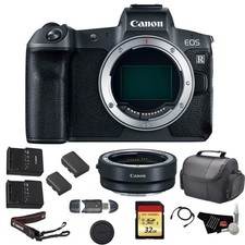 Canon EOS R Mirrorless Digital Camera (Body Only) Bundle with Canon Mount