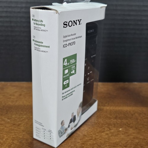SONY Digital Voice Recorder 4GB ICD-PX370 Classroom Lecture Notes 3249 - Picture 5 of 5