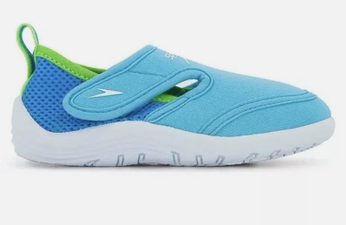 Speedo Kids' Hybrid Water Shoes for pool beach Turquoise/Blue Medium (7-8) - Picture 2 of 3