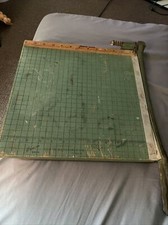Vintage 13" PREMIER BRAND PAPER Cutter, Industrial Paper Trimmer, Guillotine 