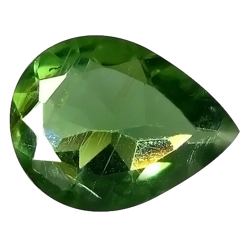0.90 Ct Rarest Fire Pear (7 x 5 mm) 100% UnHeated Green Apatite Gemstones