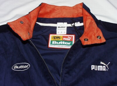 Puma Butter コーデュロイジャケット Puma x Butter Goods Track Top Corduroy Peacoat 532436 06