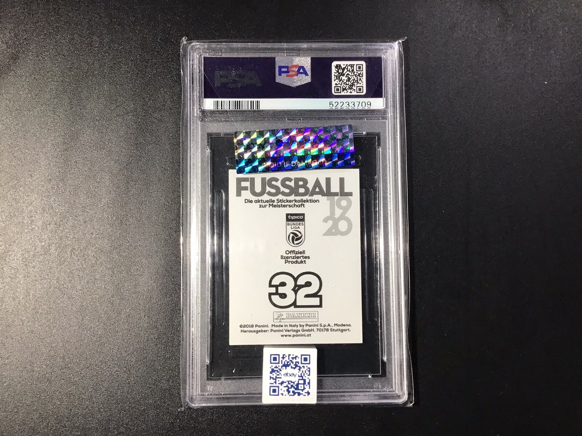 2019 Panini Fussball Bundesliga #32 ERLING HAALAND RC PSA 9 Mint