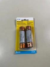 Bussman BP/NON-35 35 Amp Fast Acting Cartridge Fuse (2 Fuses)
