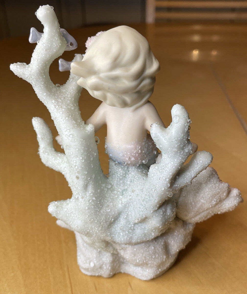 1993 Enesco Coral Kingdom Mermaid Figurine Selinda #533092 1993 Enesco Coral Kingdom Mermaid Figurine Selinda #533092