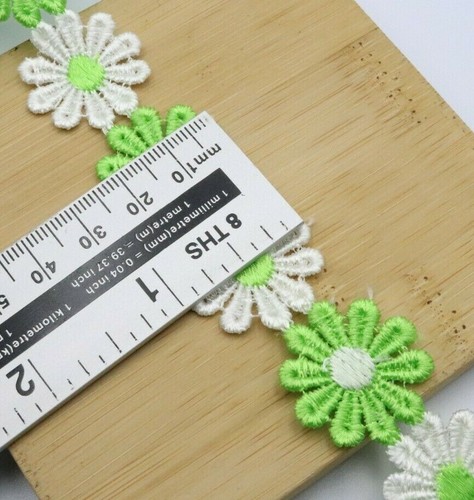 FCL 2 yardas flor margarita encaje y cinta ribete para coser y adornar - Imagen 88 de 98