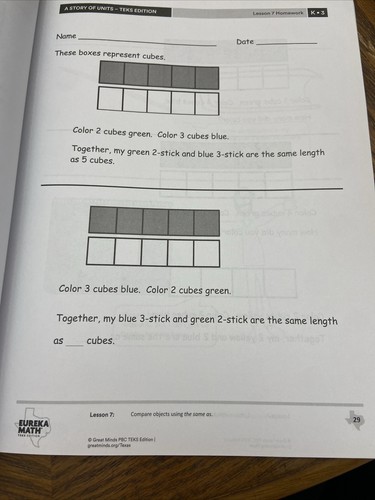 Eureka Math Teks Edition Klasse K Modul 3 - Bild 8 von 10