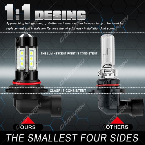 Faros LED faros antiniebla haz alto/bajo 6x 6000K para Cadillac SRX 2010-2016 - Imagen 12 de 12