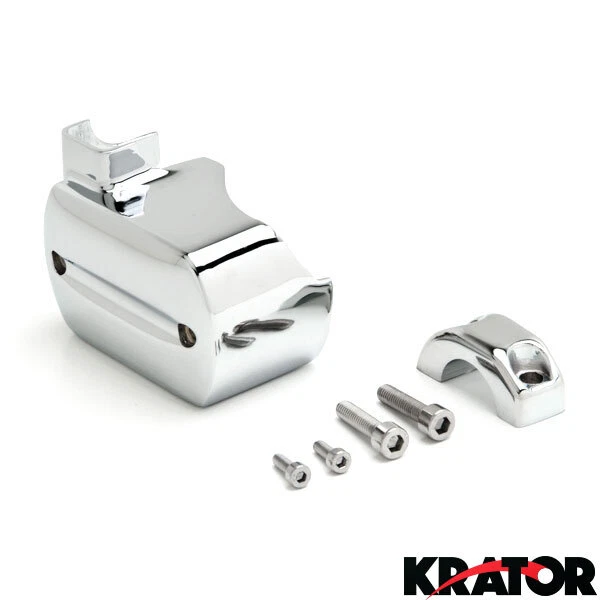 Tapa de depósito de líquido de frenos delantero cromado Master Cyclinder para Yamaha V-Star Foto 2 de 2