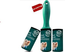3 x Rolls Lint Roller Remover Sticky Brush Dust Fluff Pet Hair Clothes Refill