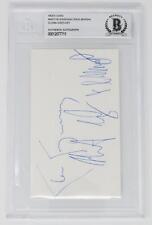 HEAVEN 17 Signed Autograph Auto 4x6 Index Card Cut by 3 Slab BAS JSA HEAVEN 17 Signed Autograph Auto 4x6 Index Card Cut by 3 Slab BAS JSA