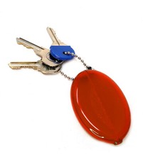 1 Oval Coin Purse | Organize Small Items Multi-Purpose + Keychain | Made in USA