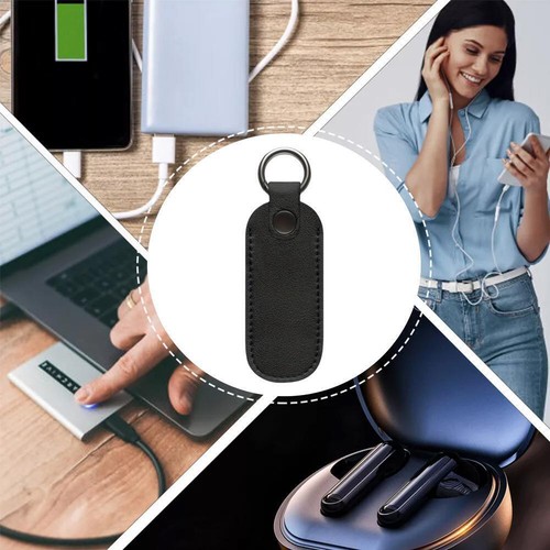 Leather U Disk Protective Cover USB Memory Stick Storage portable KeyRing C1A5 - Photo 5/23