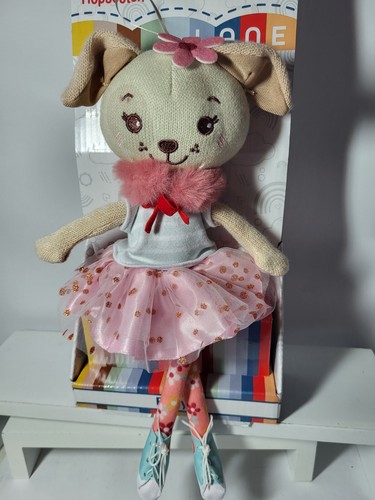 Hopscotch Lane Strick Plüsch Weichkörper Puppen Rosig - Bild 1 von 5