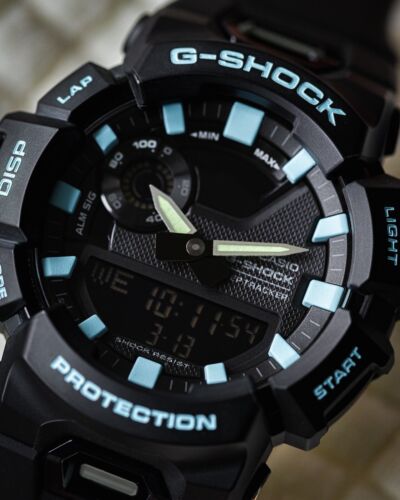 Orologio Casio G-Shock Sky Blue G-SQUAD GBA 900 Bluetooth dipinto a mano mod qualità - Foto 5 di 5