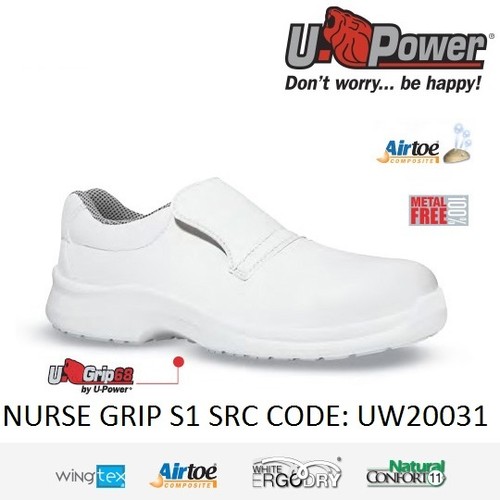 UPOWER SCARPE LAVORO CUOCO RISTORANTE CONFORME NORME HACCP S1 SRC NURSE U- POWER | eBay