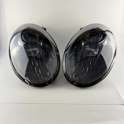 Porsche 911 992 9P5941060E / 059E Matrix Shadow Black Led Headlights Set OEM LHD - Picture 2 of 12