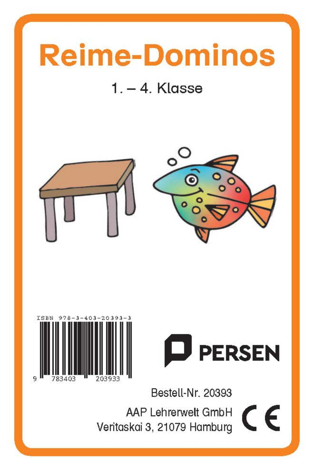 Bernd Wehren | Reime-domino | Spiel | Deutsch (2023) | 33 S. | Persen