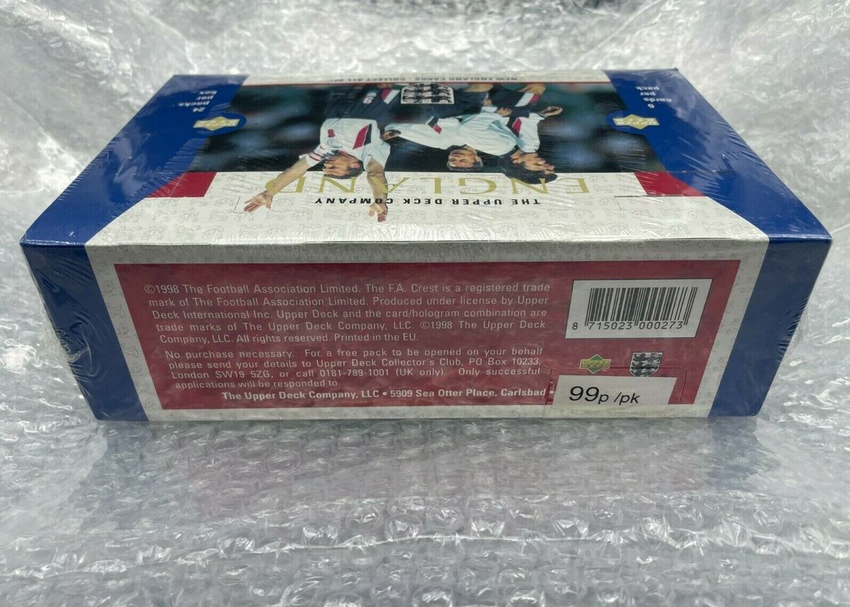 1997/98 Upper Deck England Soccer Hobby Box - Sealed 1997/98 Upper Deck England Soccer Hobby Box - Sealed