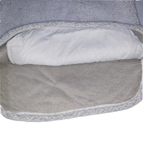 Members Mark Cozy Sherpa 1/4 Quarter Zip Pullover weich flauschig Fleece Sweatshirt  - Bild 12 von 12