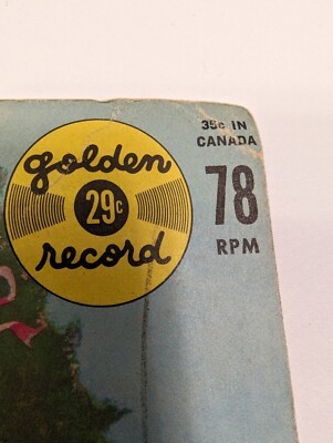 ●CHIP RECORDS Walt Disney 78 RPM Original Chipmunks Chip & Dale With
