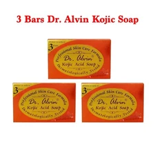 3 X Dr Alvin Kojic Acid  Soap from Professional Skin Care Formula 100% Authentic