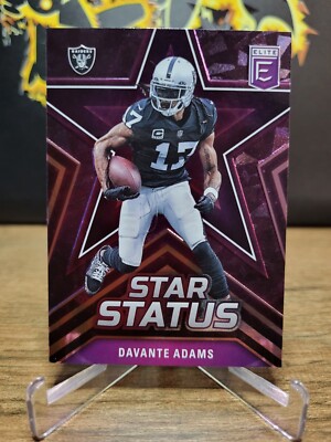 2023 Panini Donruss Elite Football Pink Star Status Davante Adams #13 Raiders