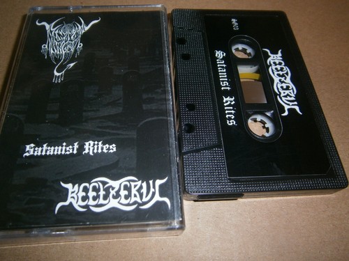 BLACK ANGEL / BEELZEBUL - Satanist Rites. Split Tape - Picture 3 of 3
