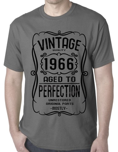 59th Birthday tshirt born 1966 tshirts Funny T-Shirts Vintage Present 1960's - Picture 20 of 32