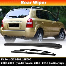 Rear Wiper Arm Blade Set For Hyundai Tucson 2005-2009 Kia Sportage 2005-2010 Rear Wiper Arm Blade Set For Hyundai Tucson 2005-2009 Kia Sportage 2005-2010