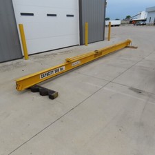 500Lbs Overbraced Tie Rod Jib Crane 20' Span 19' Travel