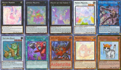 Yugioh Melffy Beast Deck - Joyous Melffys of the Forest Puppy Catty Rescue  Cat | eBay