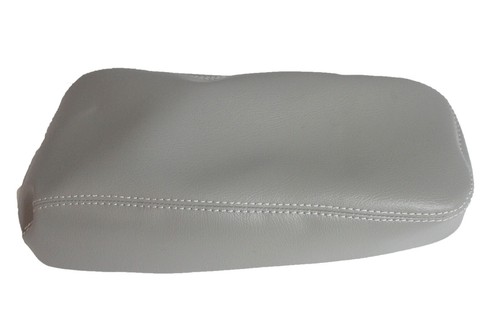 Fits 15-19 Chevrolet Colorado Real Leather Center Console Cover Light Gray - Imagen 2 de 6
