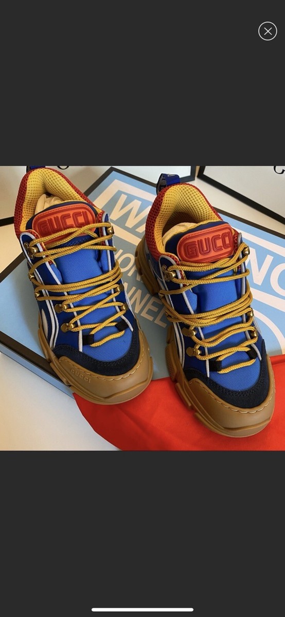 GUCCI キュロット GUCCI Flashtrek SEGA Grey Fabric Men Sz 6 UK/8.5 - 9 US