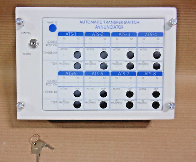 NEW ZENITH ATS ANNUCIATOR 150047443  REV 8 AUTOMATIC SWITCH TRANSFER MODBUS FA
