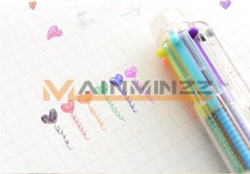 Ballpoint Pen Ball Point Pens Kids Multi-color 6 in 1 Color School Office Supply