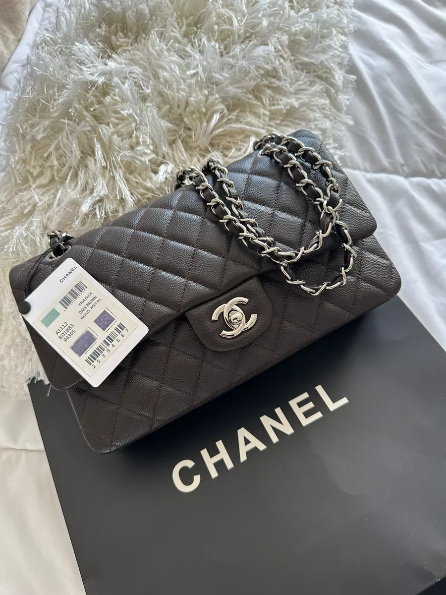 Chanel classic flap bag medium caviar sale