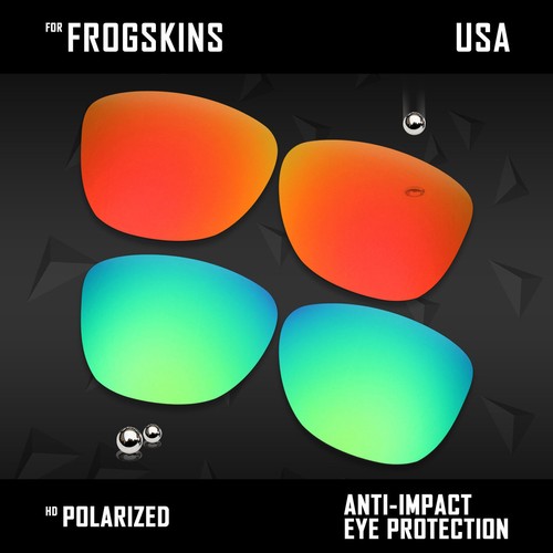 Anti Scratch Polarized Replacement Lenses for-Oakley Frogskins OO9013 Options - 第 21/78 張圖片