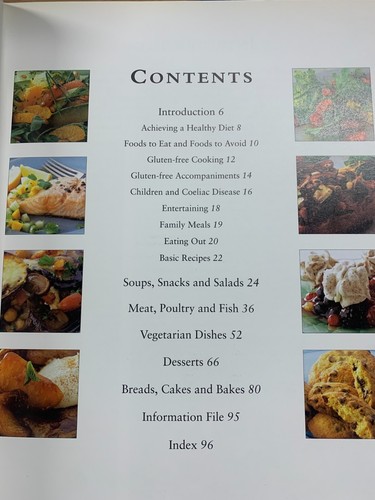 1999 "THE GLUTEN FREE COOKBOOK" COOKERY RECIPES LARGE HARDBACK BOOK (P5) - Picture 6 of 16