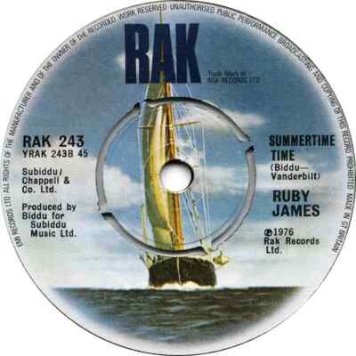Ruby James You Burn A Hole In My Soul Vinyl Single 7inch RAK