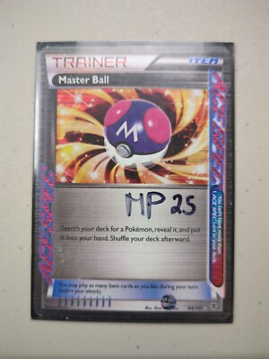 Master Ball - 94/101 - Ultra Rare Plasma Blast Set - Pokemon Card - MP |  eBay